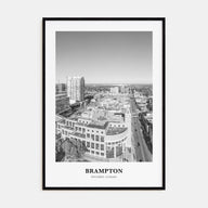 Brampton Portrait B&W Poster