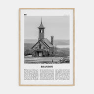Branson Travel B&W Poster