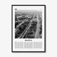 Brasilia Print Black and White No 1, Brasília Wall Art, Brasília Poster, Brasília Photo, Brasília Wall Decor, Brazil, Brasil, South America