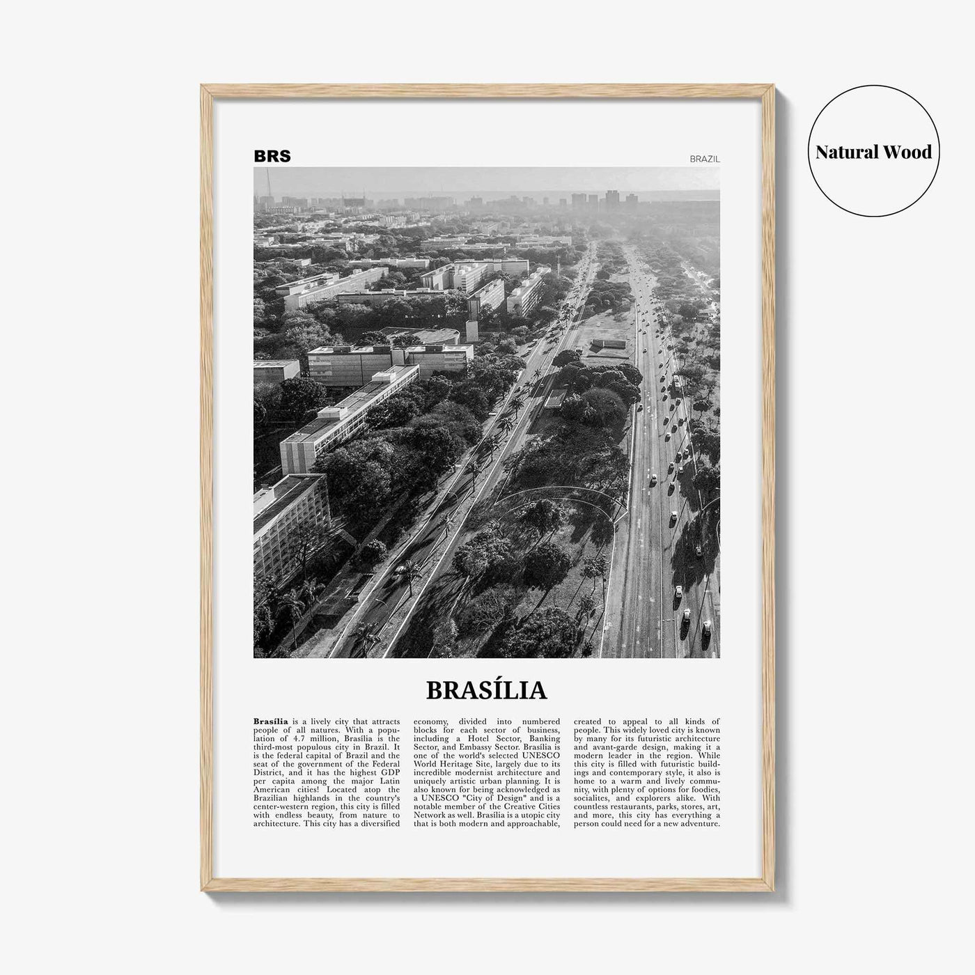 Brasilia Print Black and White No 1, Brasília Wall Art, Brasília Poster, Brasília Photo, Brasília Wall Decor, Brazil, Brasil, South America