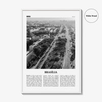 Brasilia Print Black and White No 1, Brasília Wall Art, Brasília Poster, Brasília Photo, Brasília Wall Decor, Brazil, Brasil, South America