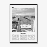 Brasilia Print Black and White No 2, Brasília Wall Art, Brasília Poster, Brasília Photo, Brasília Wall Decor, Brazil, Brasil, South America