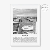 Brasilia Print Black and White No 2, Brasília Wall Art, Brasília Poster, Brasília Photo, Brasília Wall Decor, Brazil, Brasil, South America