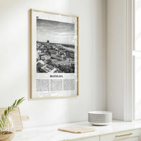Bratislava Print Black and White, Bratislava Wall Art, Bratislava Poster, Bratislava Photo, Bratislava Wall Décor, Slovakia, Pressburg