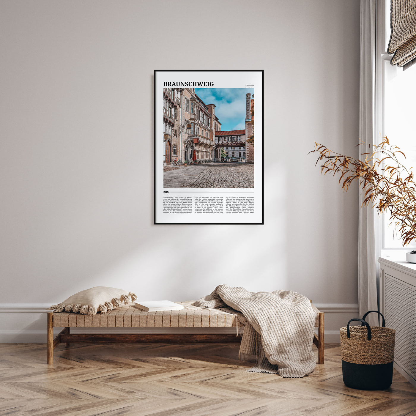 Braunschweig Travel Color Poster