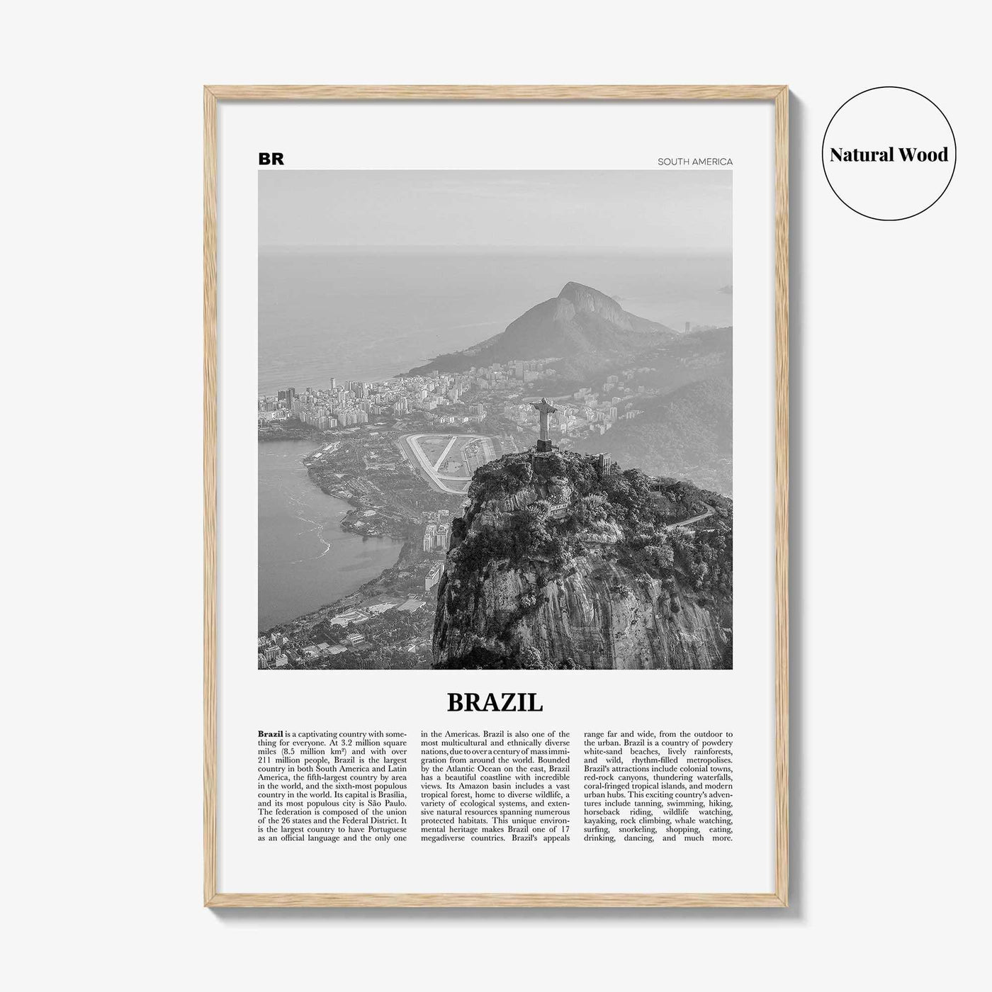 Brazil Print Black and White No 1, Brazil Wall Art, Brazil Poster, Brazil Photo, Brazil Wall Decor, Brasil, Brasília, São Paulo, America