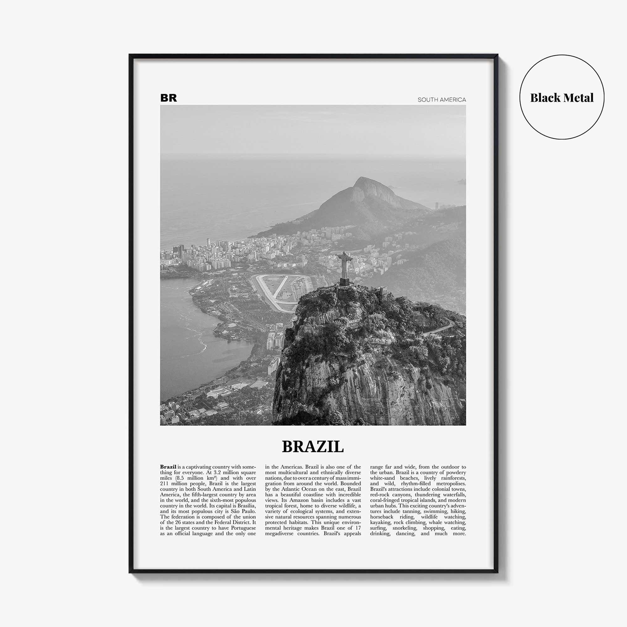 Brazil Print Black and White No 1, Brazil Wall Art, Brazil Poster, Brazil Photo, Brazil Wall Decor, Brasil, Brasília, São Paulo, America