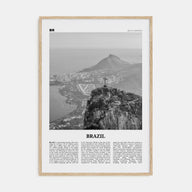 Brazil Travel B&W No 1 Poster
