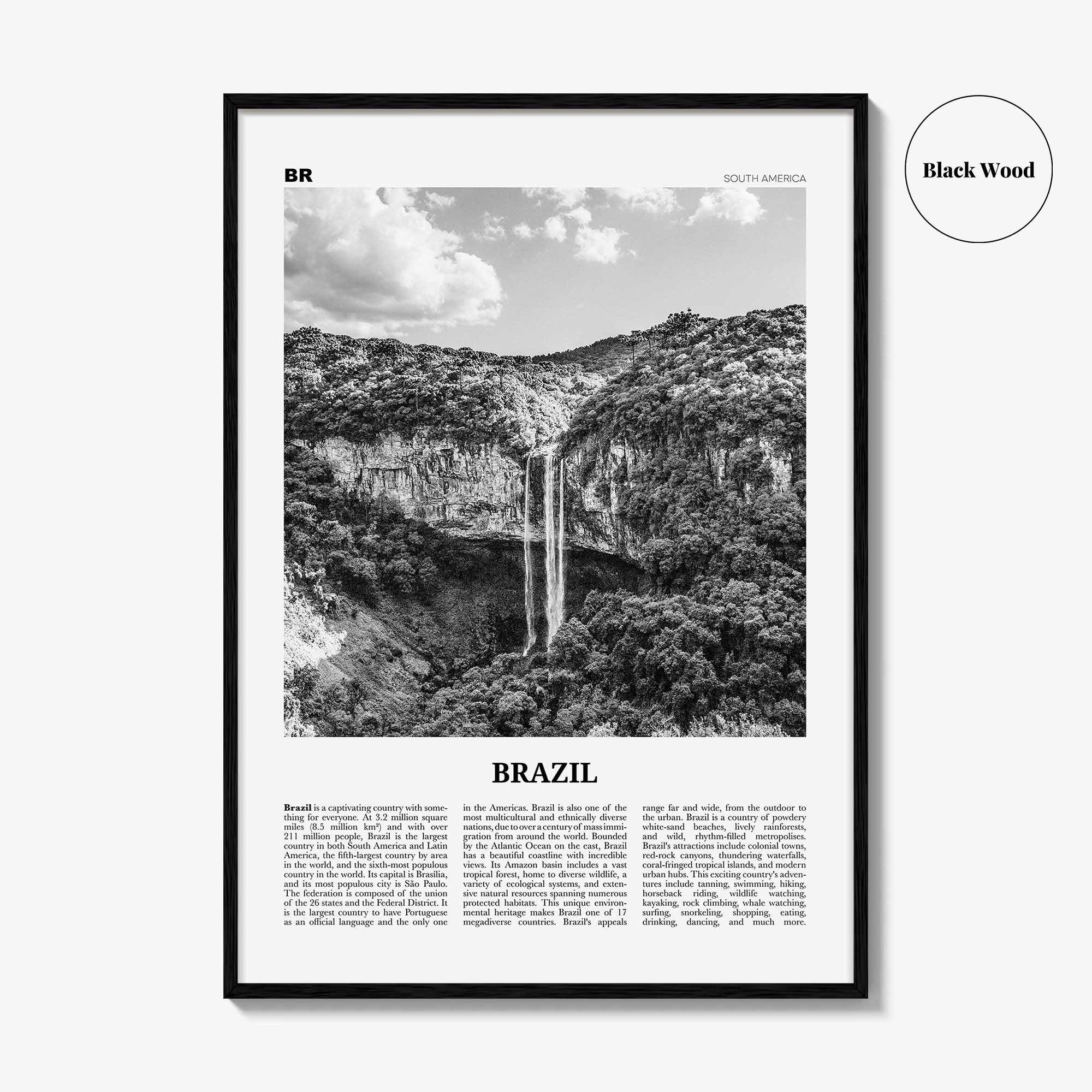 Brazil Print Black and White No 2, Brazil Wall Art, Brazil Poster, Brazil Photo, Brazil Wall Decor, Brasil, Brasília, São Paulo