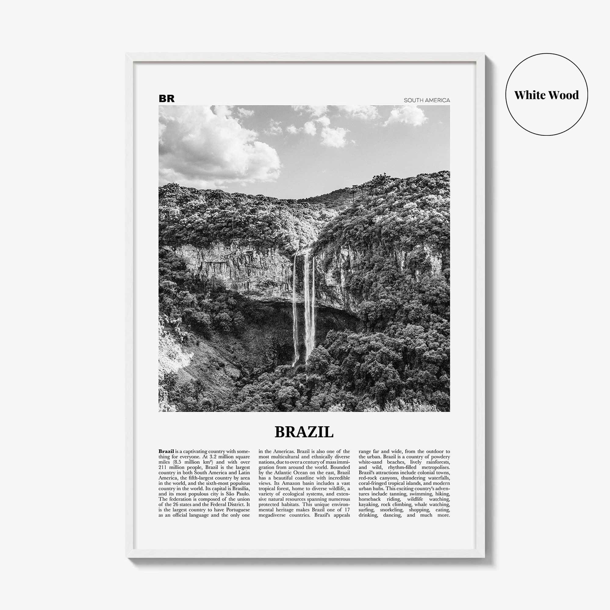 Brazil Print Black and White No 2, Brazil Wall Art, Brazil Poster, Brazil Photo, Brazil Wall Decor, Brasil, Brasília, São Paulo