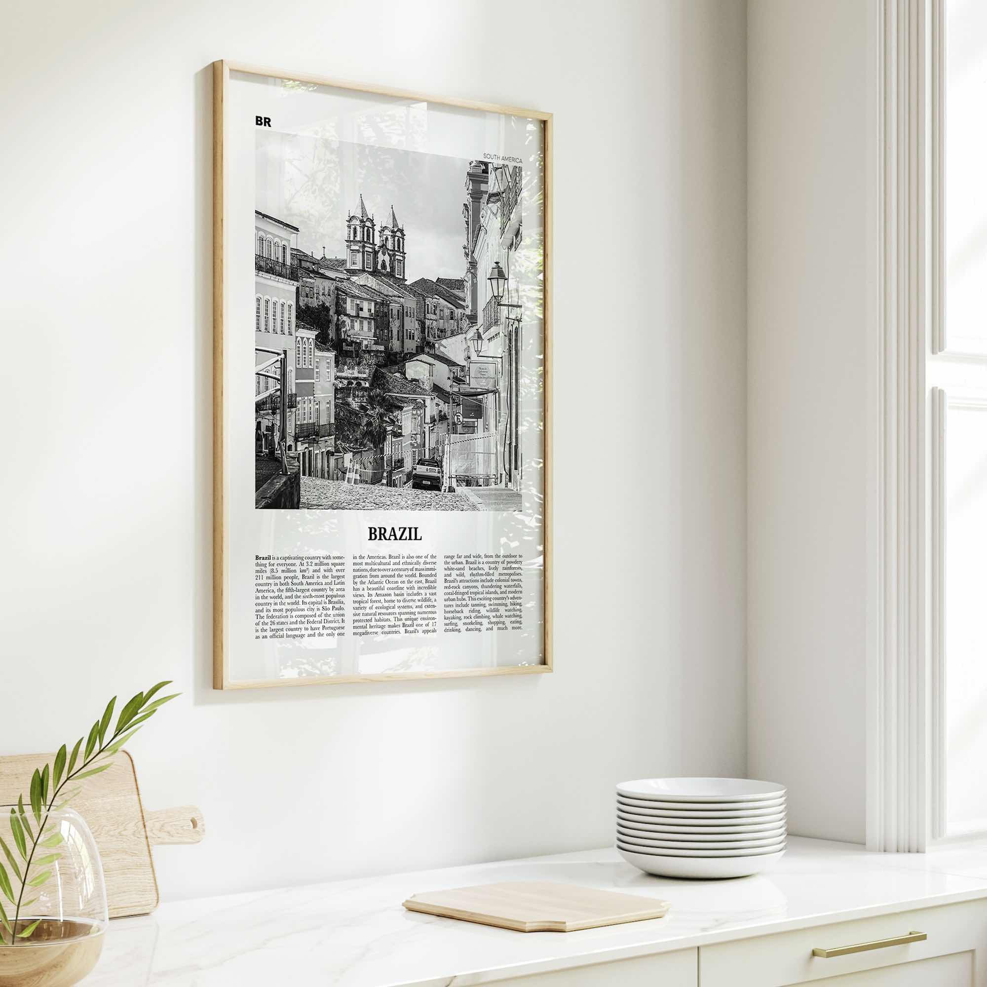 Brazil Print Black and White No 3, Brazil Wall Art, Brazil Poster, Brazil Photo, Brazil Wall Decor, Brasil, Brasília, São Paulo