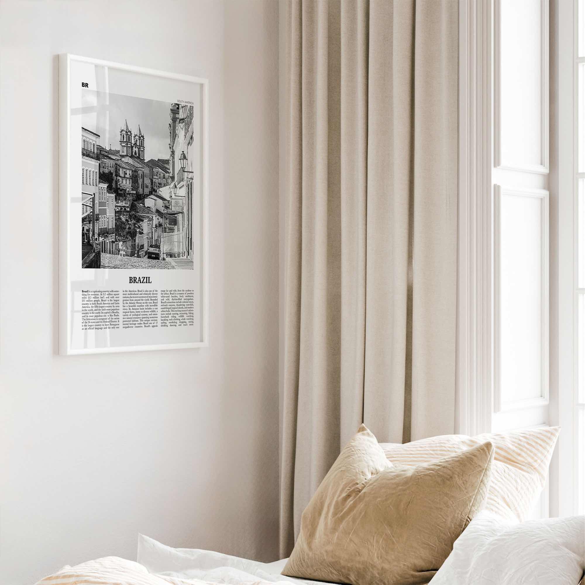 Brazil Print Black and White No 3, Brazil Wall Art, Brazil Poster, Brazil Photo, Brazil Wall Decor, Brasil, Brasília, São Paulo