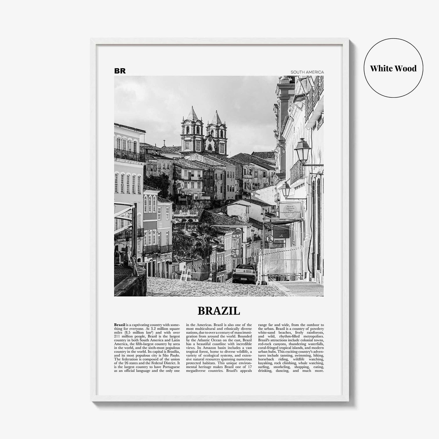 Brazil Print Black and White No 3, Brazil Wall Art, Brazil Poster, Brazil Photo, Brazil Wall Decor, Brasil, Brasília, São Paulo