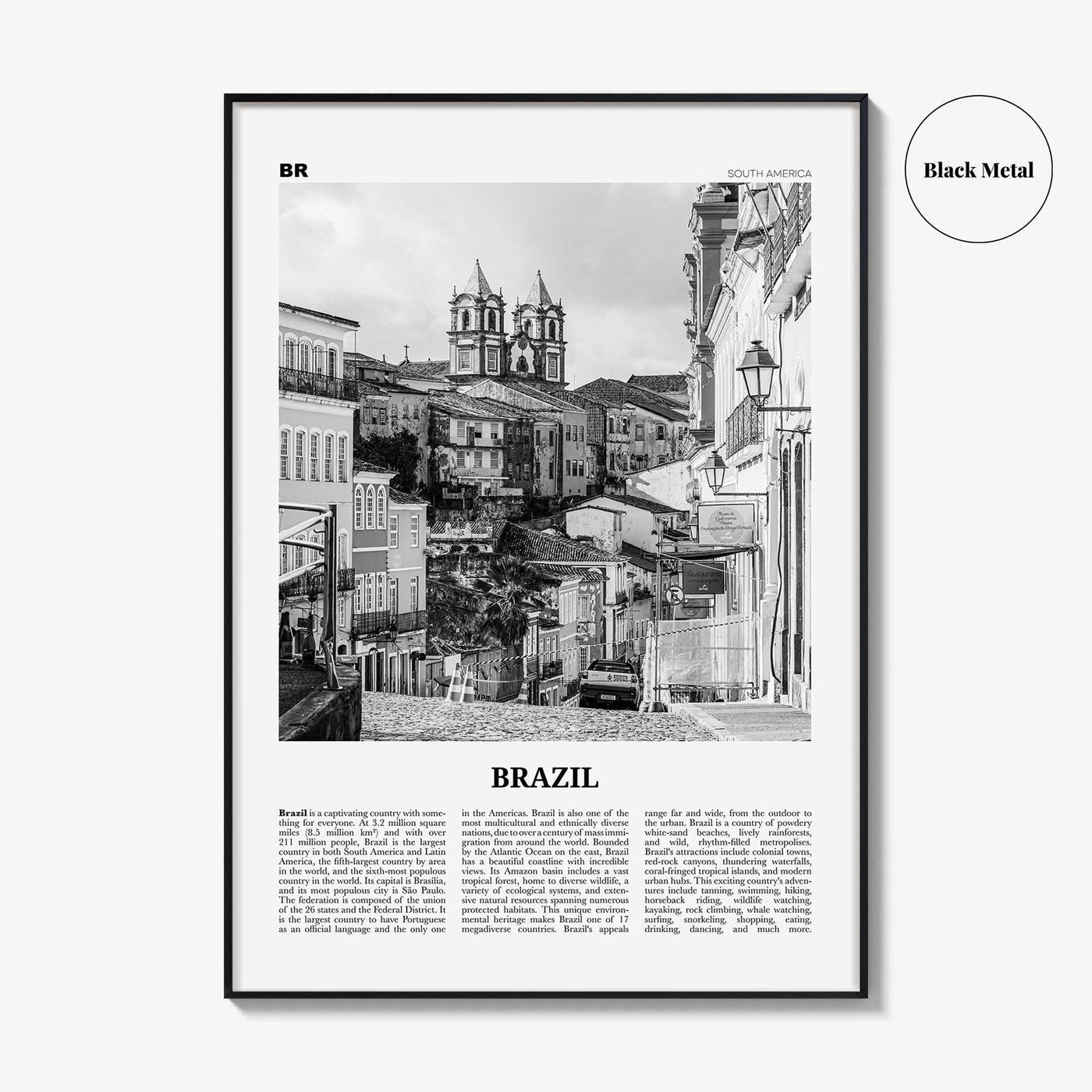 Brazil Print Black and White No 3, Brazil Wall Art, Brazil Poster, Brazil Photo, Brazil Wall Decor, Brasil, Brasília, São Paulo