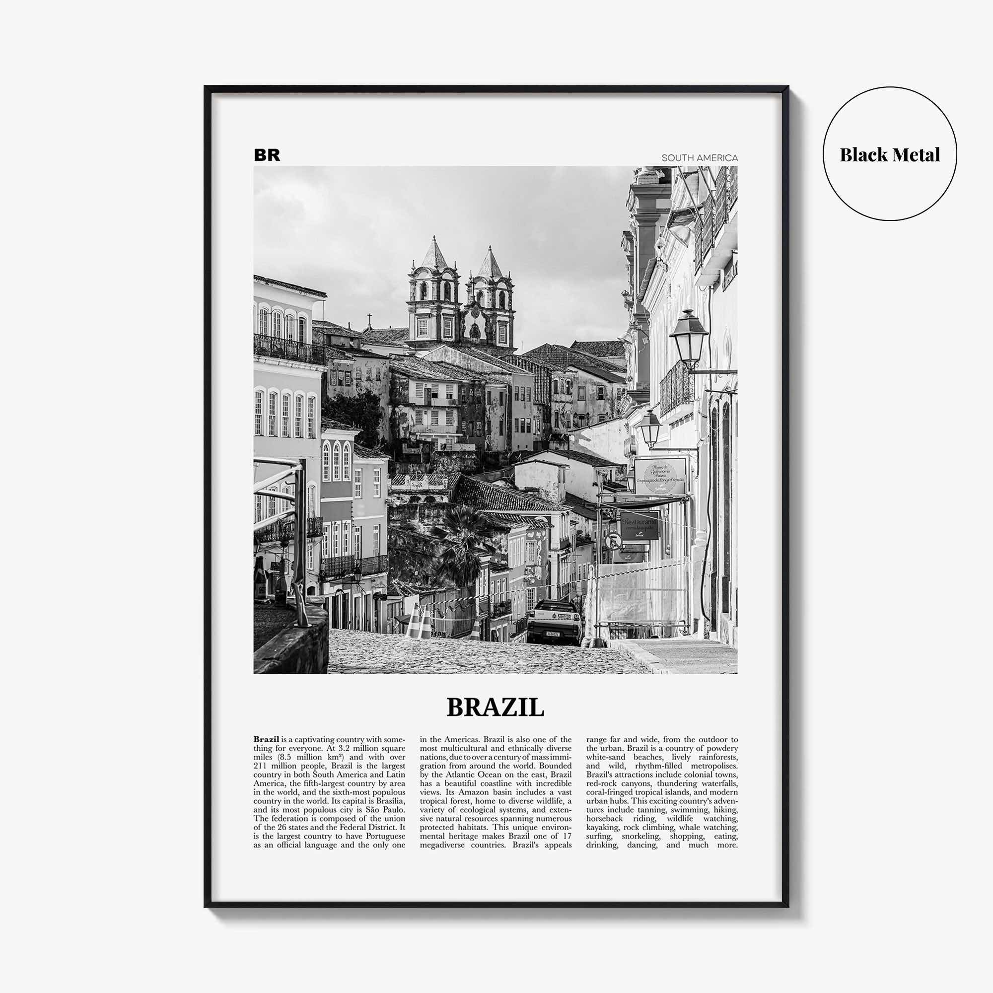 Brazil Print Black and White No 3, Brazil Wall Art, Brazil Poster, Brazil Photo, Brazil Wall Decor, Brasil, Brasília, São Paulo