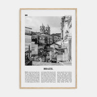 Brazil Travel B&W No 3 Poster