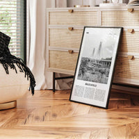 Brazzaville Print Black and White, Brazzaville Wall Art, Brazzaville Poster, Brazzaville Photo, Brazzaville Wall Décor, Kintamo, Mfoa, Congo