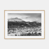 Breckenridge Landscape B&W Poster