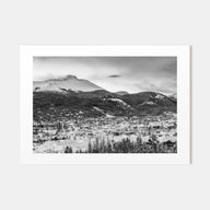 Breckenridge Landscape B&W Poster