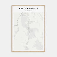 Breckenridge Map Portrait Poster