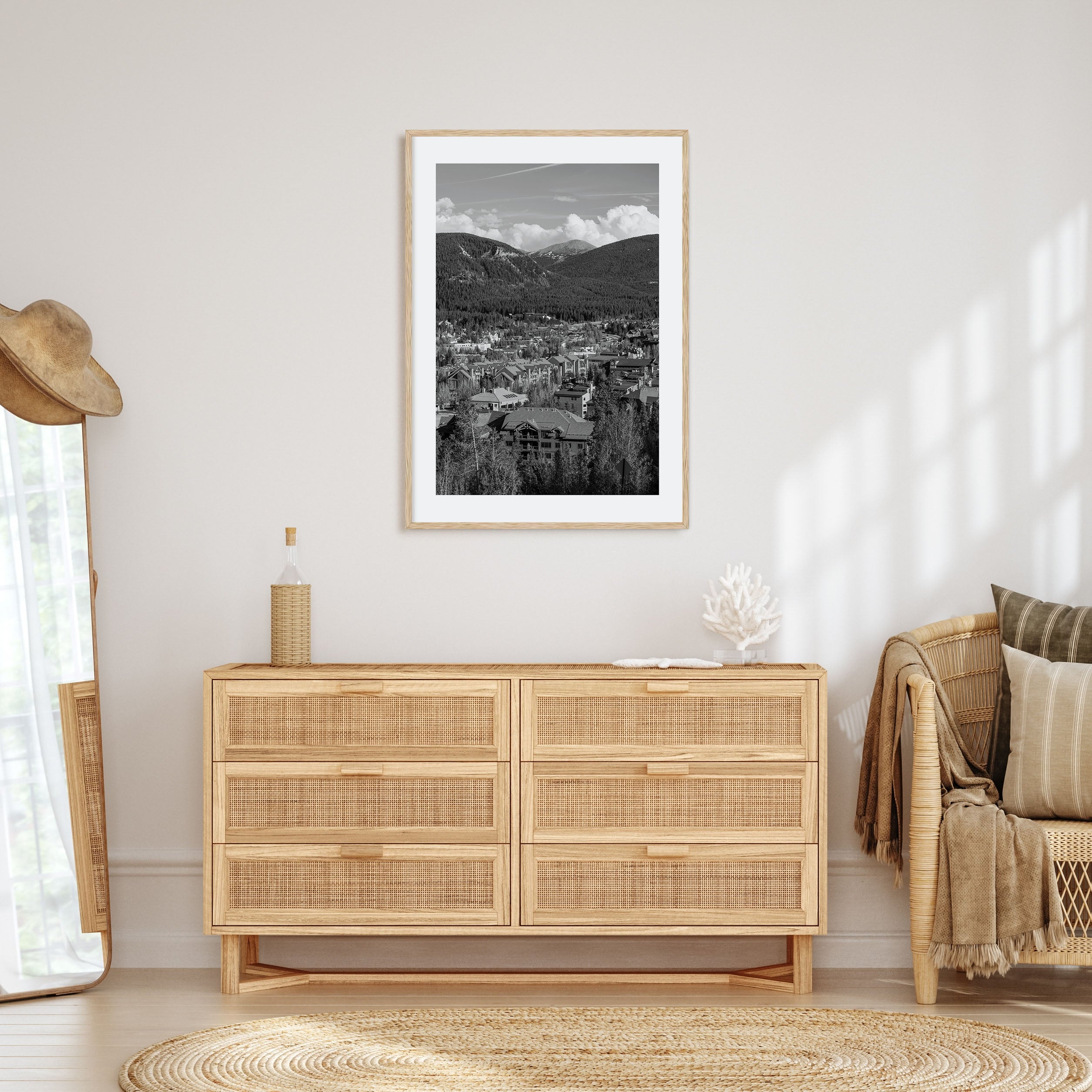 Breckenridge Photo B&W Poster