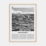 Breckenridge Travel B&W Poster