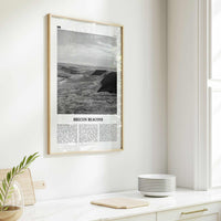 Brecon Beacons Print Black and White, Brecon Beacons Wall Art, Brecon Beacons Poster, Brecon Beacons Photo, Brecon Beacons Décor, Wales