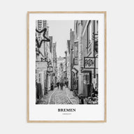 Bremen Portrait B&W Poster