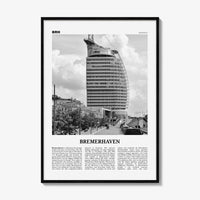 Bremerhaven Print Black and White, Bremerhaven Wall Art, Bremerhaven Poster, Bremerhaven Photo, Bremerhaven Wall Décor, Bremerhaven Map,