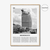 Bremerhaven Print Black and White, Bremerhaven Wall Art, Bremerhaven Poster, Bremerhaven Photo, Bremerhaven Wall Décor, Bremerhaven Map,
