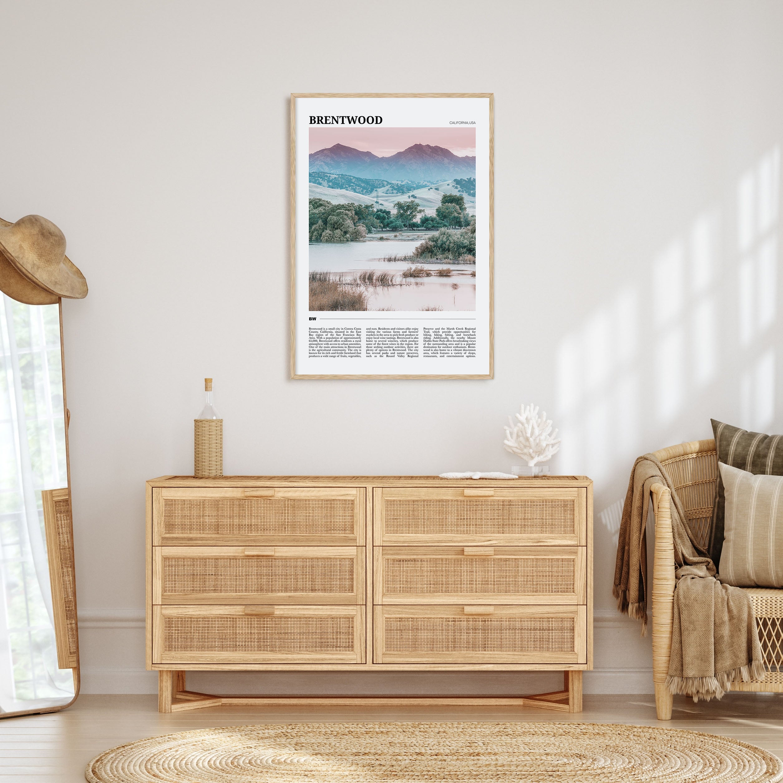 Brentwood Travel Color Poster