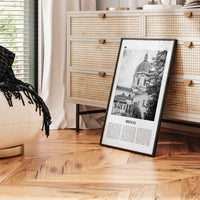 Brescia Print Black and White, Brescia Wall Art, Brescia Poster, Brescia Photo, Brescia Wall Décor, Brescia Map, Italy