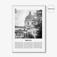 Brescia Print Black and White, Brescia Wall Art, Brescia Poster, Brescia Photo, Brescia Wall Décor, Brescia Map, Italy