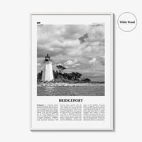 Bridgeport Print Black and White, Bridgeport Wall Art, Bridgeport Poster, Bridgeport Photo, Bridgeport Décor, Bridgeport Map Connecticut USA