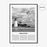 Bridgeport Print Black and White, Bridgeport Wall Art, Bridgeport Poster, Bridgeport Photo, Bridgeport Décor, Bridgeport Map Connecticut USA