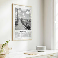 Bridgetown Print Black and White, Bridgetown Wall Art, Bridgetown Poster, Bridgetown Photo, Bridgetown Wall Décor, Bridgetown Map, Barbados