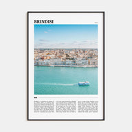 Brindisi Travel Color Poster