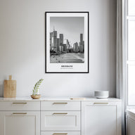 Brisbane Portrait B&W No 2 Poster