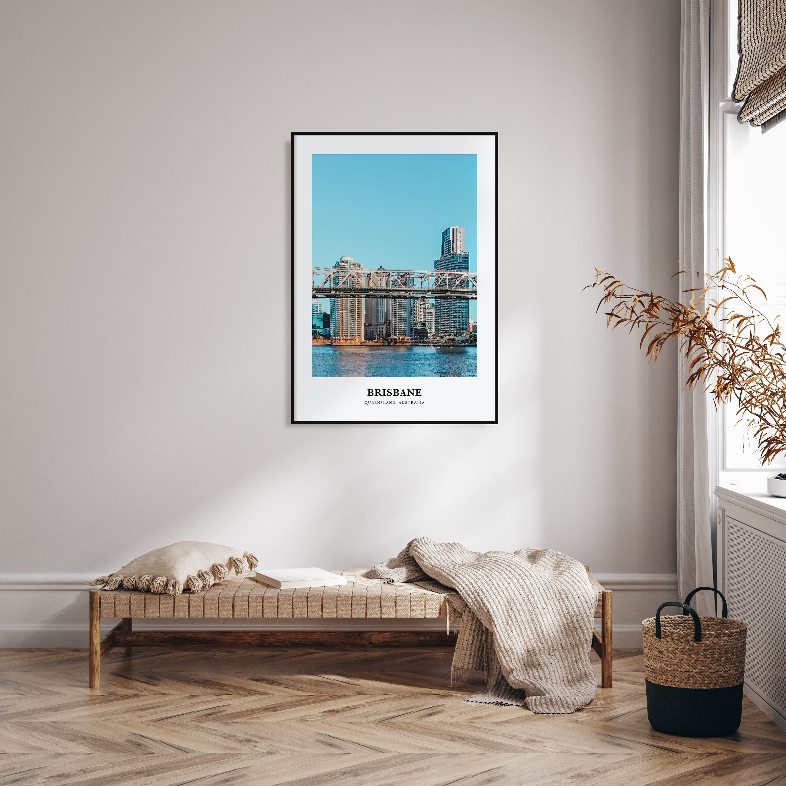 Brisbane Portrait Color Poster