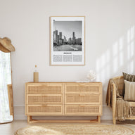 Brisbane Travel B&W No 1 Poster