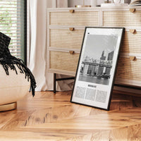 Brisbane Print Black and White No 2, Brisbane Wall Art, Brisbane Poster, Brisbane Photo, Brisbane Wall Decor, Queensland, Australia