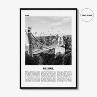 Bristol Print Black and White No 1, Bristol Wall Art, Bristol Poster, Bristol Photo, Bristol Wall Decor, England, UK, United Kingdom