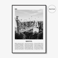 Bristol Print Black and White No 1, Bristol Wall Art, Bristol Poster, Bristol Photo, Bristol Wall Decor, England, UK, United Kingdom
