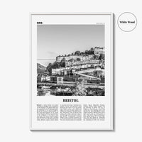 Bristol Print Black and White No 2, Bristol Wall Art, Bristol Poster, Bristol Photo, Bristol Wall Decor, England, UK, United Kingdom