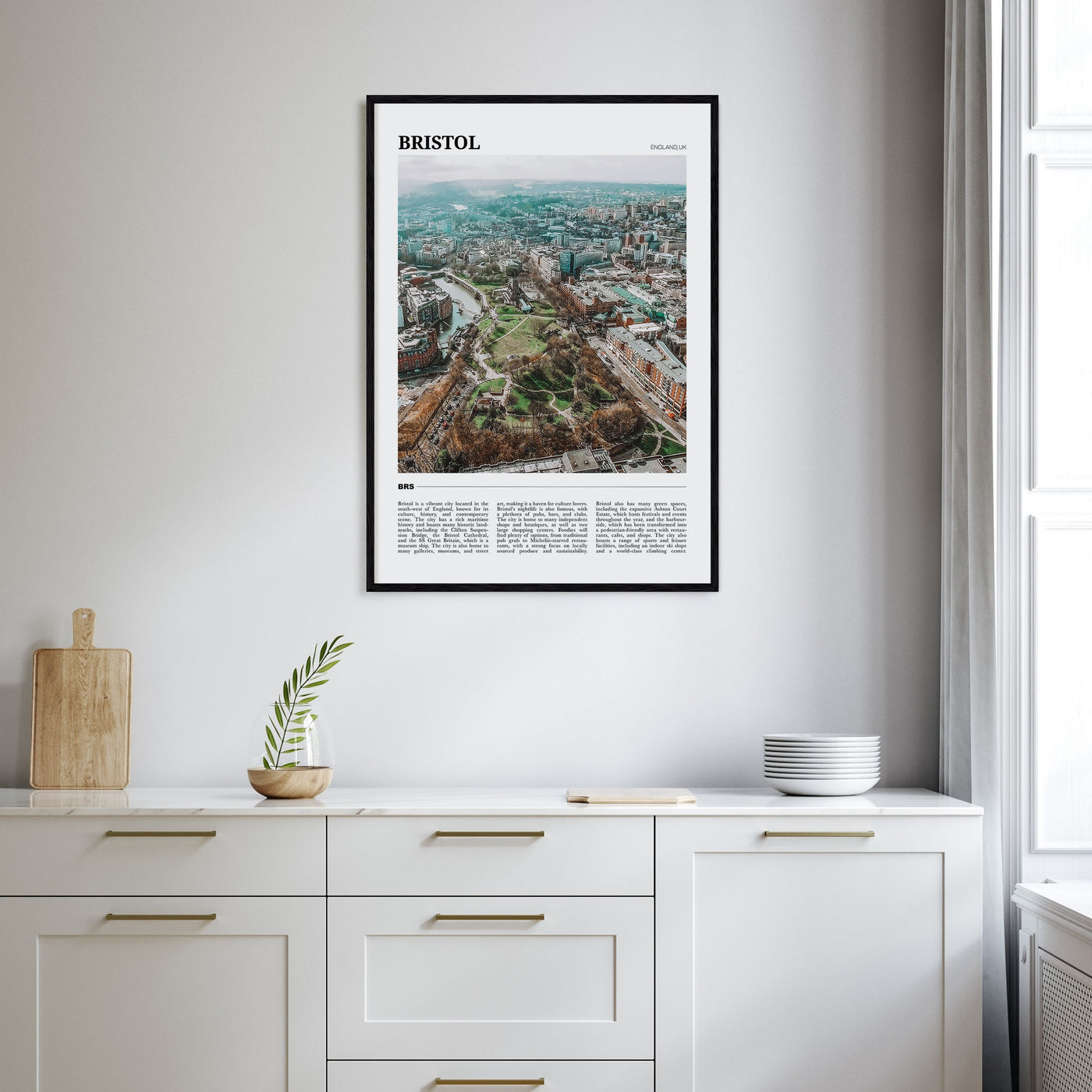 Bristol Travel Color Poster