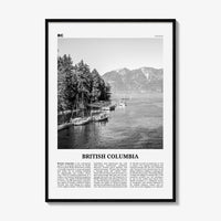 British Columbia Print Black and White, British Columbia Wall Art, British Columbia Poster, British Columbia, Canada, Victoria, Vancouver