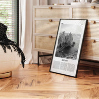 Brittany Print Black and White, Brittany Wall Art, Brittany Poster, Brittany Photo, Brittany Wall Décor, Brittany Map, France