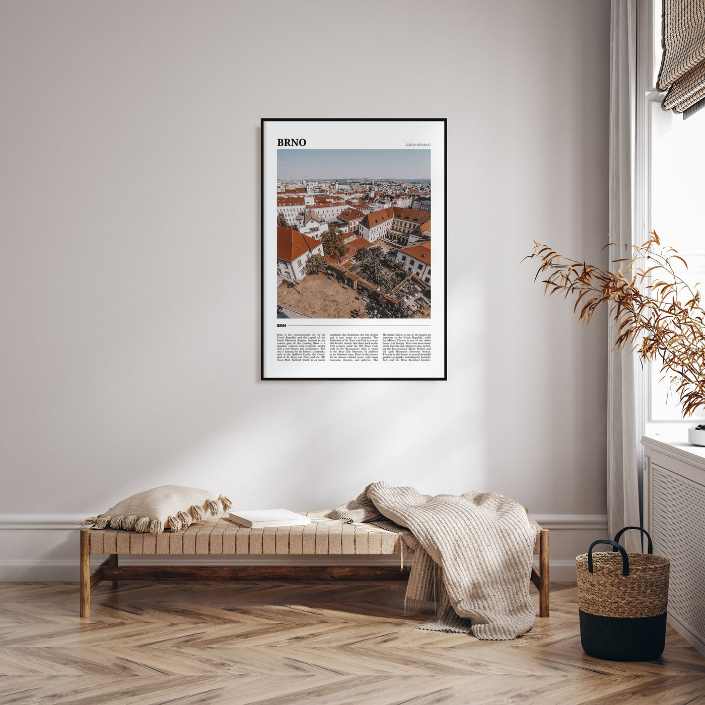 Brno Travel Color Poster