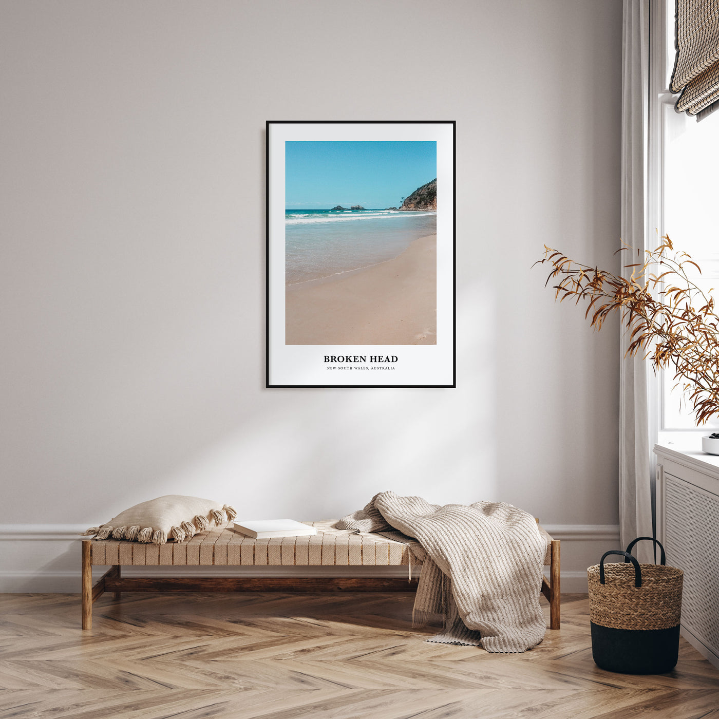 Broken Head Portrait Color Poster
