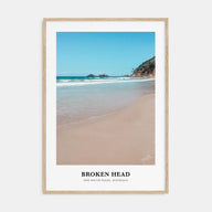 Broken Head Portrait Color Poster